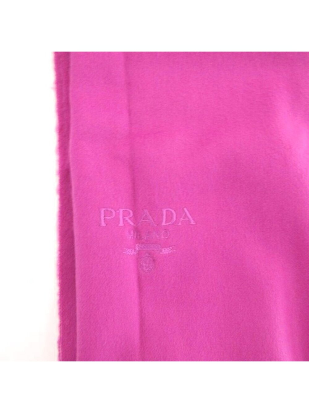 Prada Large Scarf Shawl Wool Purple - Picture 3 of 3